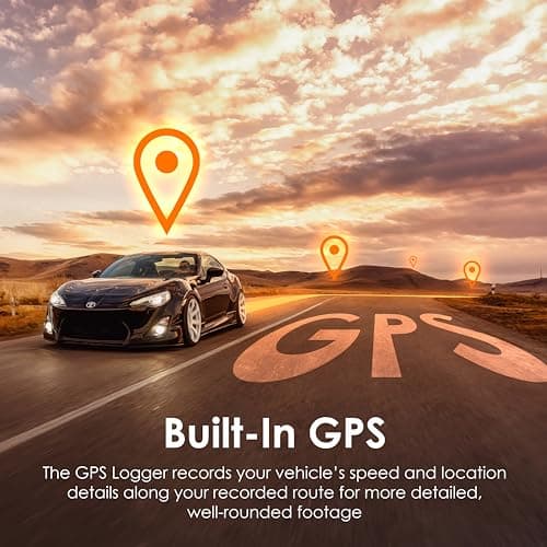 RexingUSA V1P SE 4K Dual Dash Cam w/GPS, Wi-Fi & 2pcs-CPL Filter | 512GB Support | Front 2160p, Rear 1080p | 170° Angle | G-Sensor | WDR | Loop Record | Parking Monitor | 64GB Memory Card Included 8