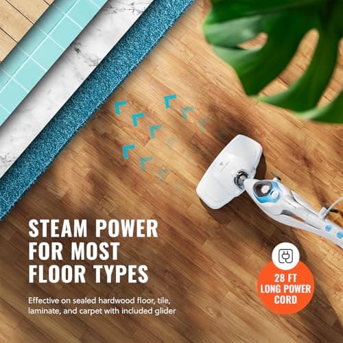 PurSteam 10-in-1 Steam Mop, Floor Steamer with Detachable Handheld Steam Cleaner for Tile, Hardwood Floors 6