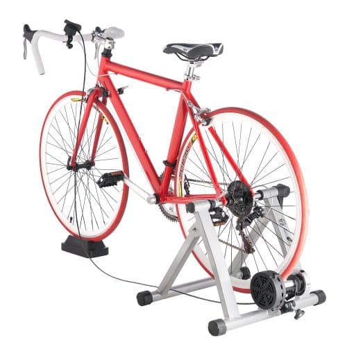 Indoor Bike Trainer – Convert Mountain, Road, or Beach Bicycle into a Stationary Exercise Bicycle for Indoor Riding All Year Round by Bike Lane (Silver) 5