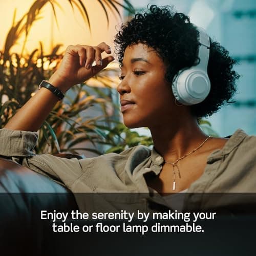 Leviton Table Top Plug in Lamp Dimmer for Dimmable LED, Halogen and Incandescent Bulbs, TBL03-10W, White 2