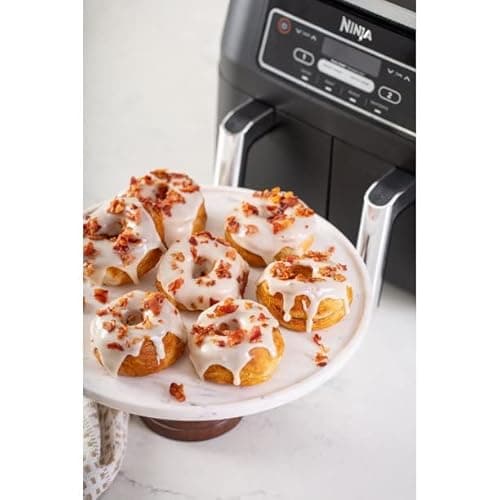 Ninja DZ100 Foodi 4-in-1, 8-qt., 2-Basket Air Fryer with DualZone Technology (Renewed), DZ100 8-qt BLACK 6