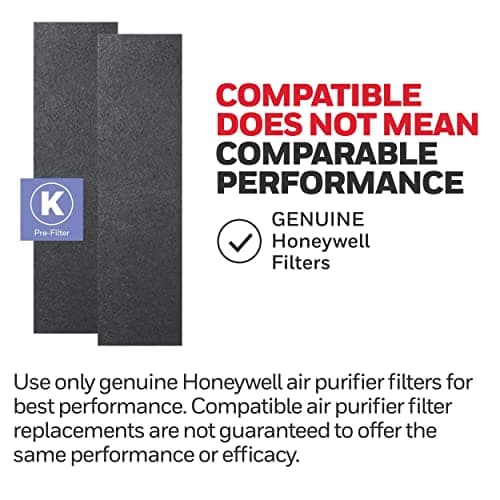Honeywell HFD-120-Q QuietClean Air Purifier with Permanent Washable Filters, Medium Rooms (170 sq. ft.), Black 6