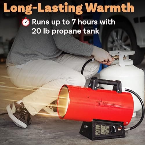 Sunnydaze 60,000 BTU Forced Air Propane Heater 4