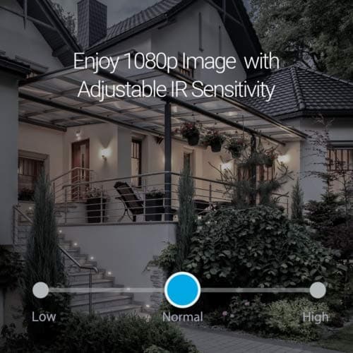 Zmodo Outdoor Wireless Security Camera System, 2 Pack 1080p Full HD Smart Home Indoor Outdoor WiFi IP Cameras with Night Vision, Plug-In, Compatible with Alexa 8