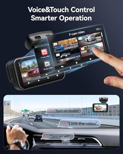 REDTIGER ViewClear 70 4K+2.5K Dash Cam Front and Rear, 8MP STARVIS 2 IMX678 x Noctura™ Sensor, Dual HDR Hyper Night Clarity, 5.8GHz WiFi 6, 30MB/S Fast Download, Dash Camera with 24H Parking Monitor 5