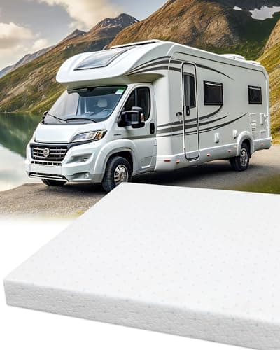 Ferlizer 4" [RV King] Memory Foam Mattress Topper for RV with Ultra Soft Cover, CertiPUR-US Certified, 72"*80", Perfect for RVs and Campers 6