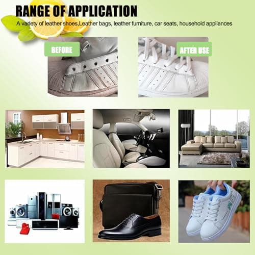 Dapoprren White Shoe Cleaner,New Multi-functional Cleaning and Stain Removal Cream,White Shoes Cleaner, Multipurpose Cleaning Cream,All-Purpose Rinse-Free Cleaning Cream-1PC with Sponge 7