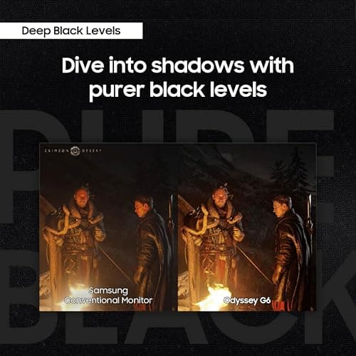 Samsung LS27DG602SNXZA 27 Inch Odyssey OLED QHD 360Hz Gaming Monitor with 1 Year Amber Protection Extension Plan (2024) 8