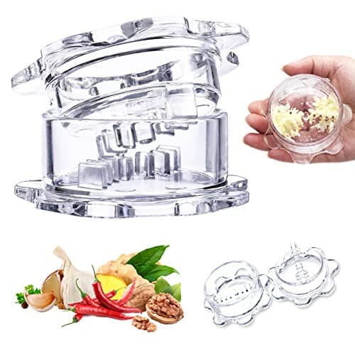 Garlic Herb/Nuts/Ginger Press Manual Garlic Grinder Mincer to Ginger, Herb, Nuts for Quick Meal Preparation Kitchen Tools…