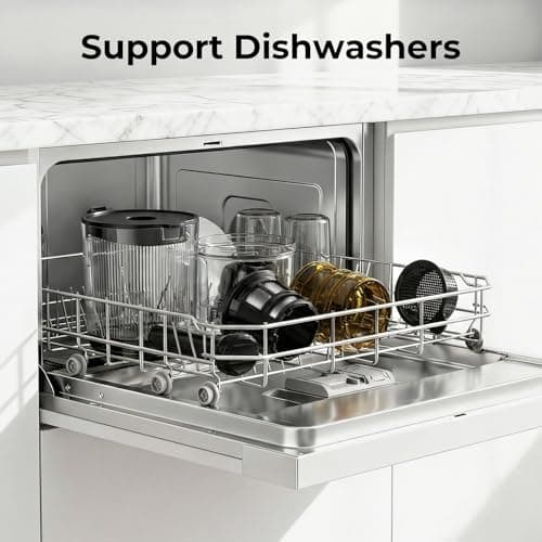 EanOruus Juicer Machines, 3-in-1 Cold Press Juicer with 6.5" Extra Large Chute, 100oz Large Capacity, AC Motor, Makes Juice, Nut Milk & Sorbet, Bright White 12