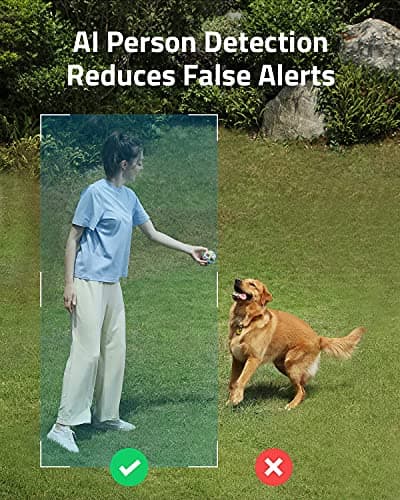 eufy security S230 SoloCam S40, Solar-Powered, Wireless Outdoor Security Camera, Battery Camera, 2K Resolution, No Monthly Fee (Renewed) 5