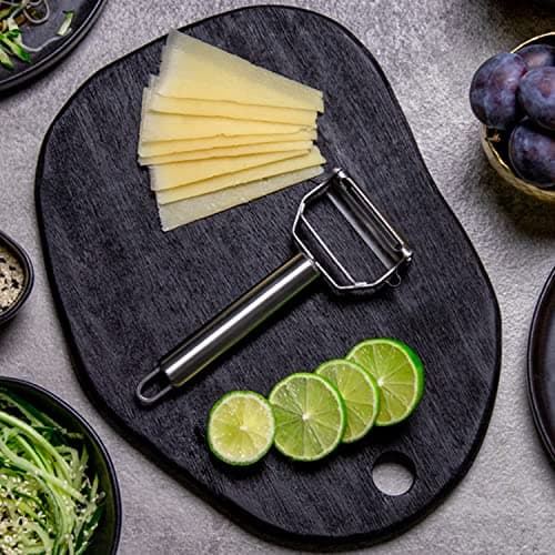 Boxgear Stainless Steel Dual Blade Vegetable Peeler - Commercial Grade Julienne Cutter, Slicer, Shredder, Scraper - Fruit, Potatoes, Carrot, Cucumber - Kitchen, Home Staple - Housewarming Gift 7