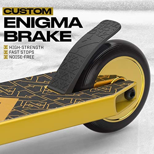 Fuzion Pro Scooters - Stunt Scooter for Kids 8 Years and Up - Perfect for Beginners Boys and Girls - Best Trick Scooter for BMX Freestyle Tricks (2018 Gold) 5