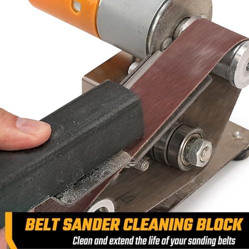 Multifunctional Electric Knife and Tool Sharpener, 7 Adjustable Speed Knife Making Belt Grinder Knife Sharpening System - For Hunting, Serrated & Kitchen Knives, Wood, Plastic, Crafts 7