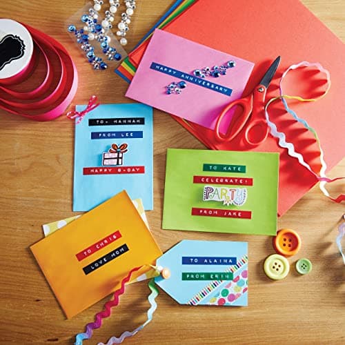 Dymo Junior Home Embossing Label Maker | 42 Character Wheel with Large Knob | No Batteries Required 8