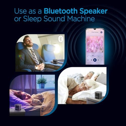 Sound Oasis® Bluetooth® Tinnitus Sound Therapy System® - Sleep Better, Manage and Mask Tinnitus, 25 Built-in Sounds for Tinnitus Relief, 12-Hour Sound Duration 6