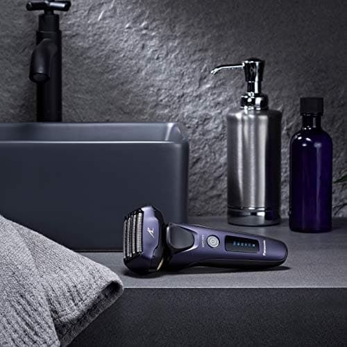 Panasonic ES-LV67-A803 Wet and Dry Shaver, 5 Shaving Heads with Linear Motor, Including Hair Trimmer, Navy Blue 8
