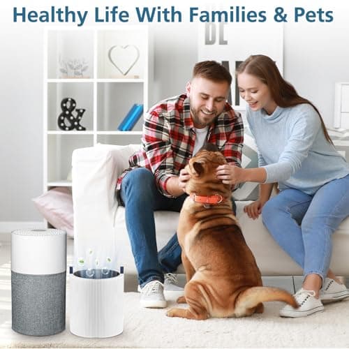 2-pack Blue Pure 511 Replacement Filter Compatible with Blueair Blue Pure 511 Air Purifier, Ture HEPA Filters and Activated Carbon Filter 7