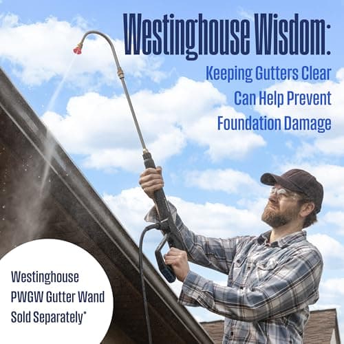 Westinghouse WPX3000 Gas Pressure Washer, 3000 PSI and 2.3 GPM, Spray Gun and Wand, 4 Nozzle Set, for Cars/Fences/Driveways/Homes/Patios/Furniture 9