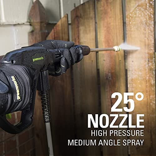 Greenworks 2000 Max PSI @ 1.1 GPM (13 Amp) Electric Pressure Washer (Black Frame) PWMA Certified, Green 6