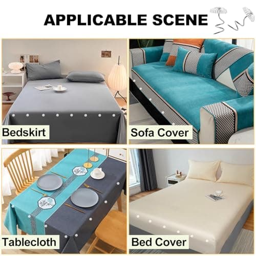 Wozoohyi 50Pcs(0.75inch) Upholstery Pins, Fabric Pins for Slipcovers and Bed Skirts, Twist Pins Upholstery for Drapes,Other Fabric and Materials Securely,Upholstery Pins Twist (50) 7