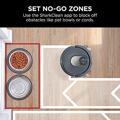 Shark AV2001 AI Robot Vacuum with Self-Cleaning Brushroll, Object Detection, Advanced Navigation, Home Mapping, Perfect for Pet Hair, Compatible with Alexa, Gray 8