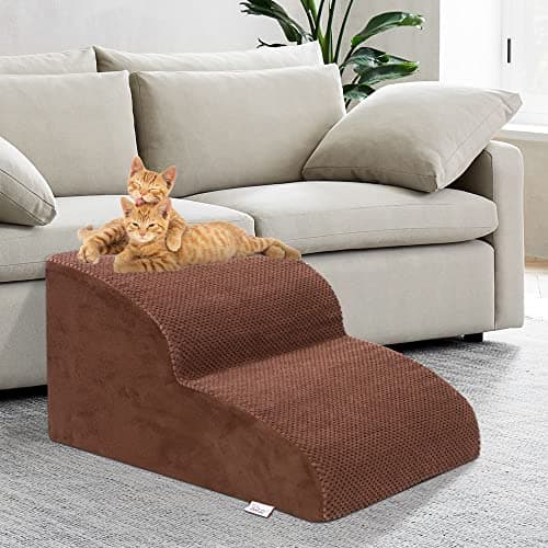 Dog Stairs for Small Dogs, High Density Foam Dog Ramp, Extra Wide Non-Slip Pet Steps for High Beds Or Couch, Soft Foam Doggie Ladder for Dogs Injured, Older Pets, Small Cats 6