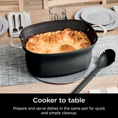 Ninja® 12-in-1 PossibleCooker™ PLUS | 8.5-qt - Sous Vide & Proof Multi-Cooker | Slow Cooker, Dutch Oven & More | Glass Lid & Integrated Spoon | Nonstick | Oven Safe Pot to 500°F | Black | MC1010 8
