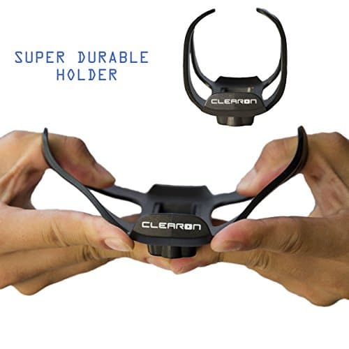 Clearon – Wireless Waterproof Portable Bluetooth 5.0 Speaker with Bike Mount & Remote – Premium Sound Quality & Loud 8W Mini Speaker – 10 Hours of Playtime (Black) 5