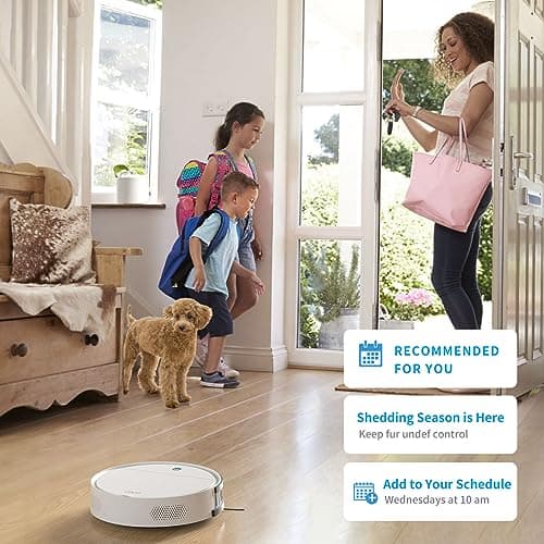 OKP K5 Robot Vacuum Cleaner, No Tangled Hair, Super Thin, 2500pa Suction, Cleaning Schedules, Self-Charging, Robotic Vacuums with Wi-Fi/App/Alexa Control, Ideal for Pet Hair Carpets Hard Floors 7