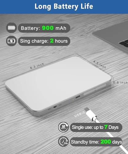 Trackpad with 2.4G USB Receiver for Mac and Windows - Multi-Touch Surface High Precision Track Pad, Multi-Gesture Touchpad Mouse Compatible with Apple MacBook iMac and Windows 10/11 PC Desktop 5