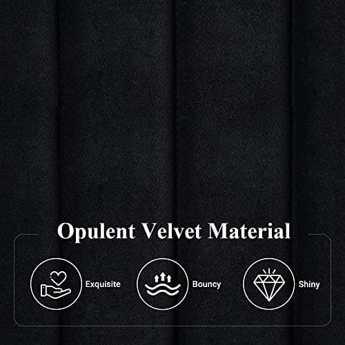 Allewie Queen Bed Frame, Velvet Upholstered Platform Bed with Vertical Channel Tufted Headboard, Mattress Foundation with Strong Wooden Slats, Box Spring Optional, Easy Assembly, Black 7