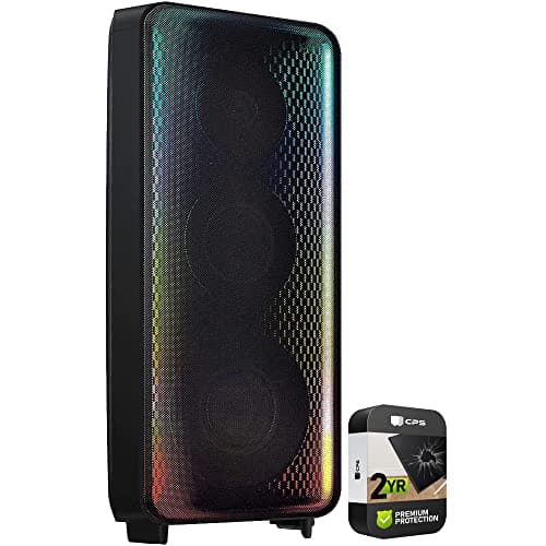 Samsung MX-ST90B/ZA Sound Tower High Power Audio Portable Speaker (Renewed) Bundle with 2 YR CPS Enhanced Protection Pack