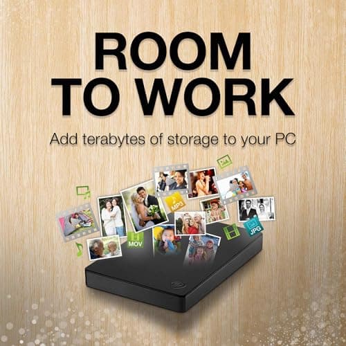 Seagate Portable 4TB External Hard Drive HDD – USB 3.0 for PC, Mac, Xbox, & PlayStation - 1-Year Rescue Service (SRD0NF1) 7