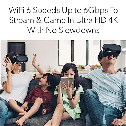 NETGEAR Nighthawk Cable Modem and WiFi 6 Router Combo (CAX80) - Compatible with All Major Cable Providers incl. Xfinity, Spectrum, Cox - Cable Plans up to 6Gbps - AX6000 WiFi 6 Speed - DOCSIS 3.1 5