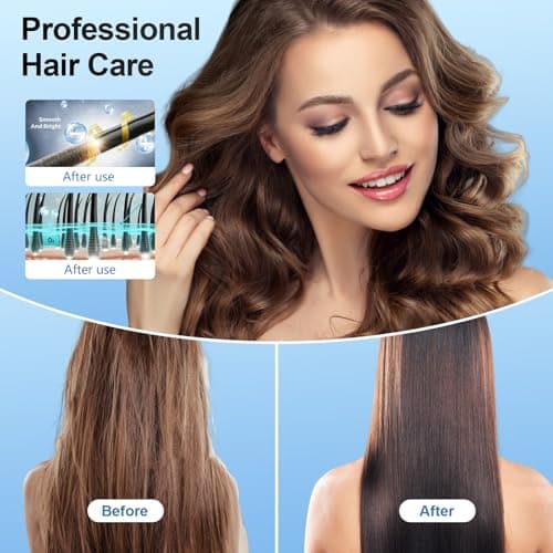 Hair Dryer for Women and Men 1875W Portable Ionic Hairdryer Travel Blow Dryer with Diffuser Nozzle Small Lightweight and Quiet Fast Drying as Salon No Heat Damage 5