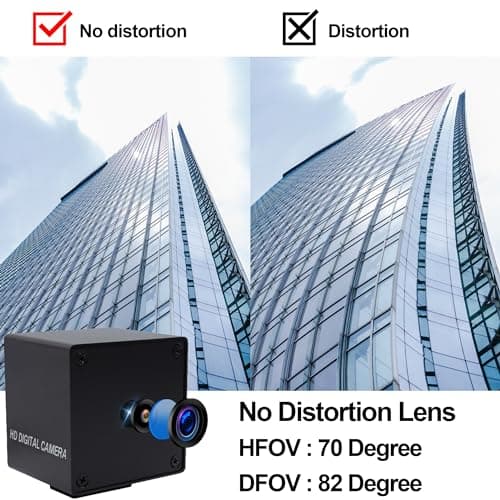 MMlove 8K USB Camera 48MP Webcam 4K 30FPS High Speed Autofocus Lightburn Camera with 70 Degree No Distortion Lens Industrial Security Wabcam for Skype/Zoom/FaceTime/Hangouts,PC/Laptop/Raspberry Pi 5