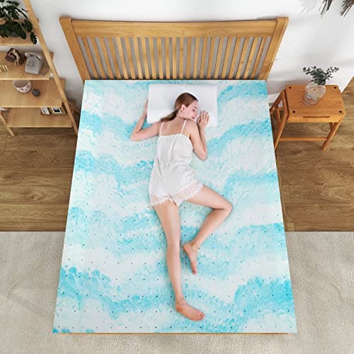 3 Inch Gel Memory Foam Mattress Topper King, CertiPUR-US Certified 5