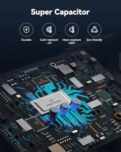 REDTIGER 4K Dash Cam Front Rear, Loop Recording, 32GB Card Included, Smart WiFi APP Control, 3.18" Screen, Dash Camera for Cars with GPS, WDR Night Vision, 24H Parking Monitor, Emergency Recording 8