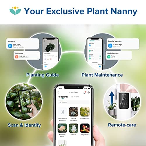 LEVOIT Humidifiers for Bedroom Home, Smart Warm and Cool Mist Air Humidifier for Large Room, Auto Customized Humidity, Fast Symptom Relief, Easy Top Fill, Essential Oil, Quiet, OasisMist4.5L, White 8