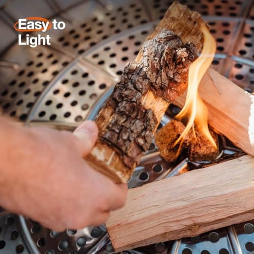 Solo Stove Yukon 27 Inch Smokeless Fire Pit with Removable Ash Pan - Wood Burning Portable Stainless Steel Outdoor Fireplace, Stainless Steel, Ideal for 6 or More People, 38 lbs 5