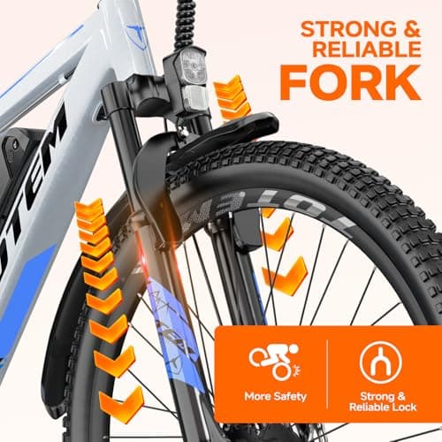 Totem Electric Bike for Adults,26 Electric Mountain Bike,750W Peak Motor 20MPH 40 Miles, Lightweight 46lb Aluminum Frame, Commuting E Bicycle for Men TeensWomen UL 2849 Certified 6