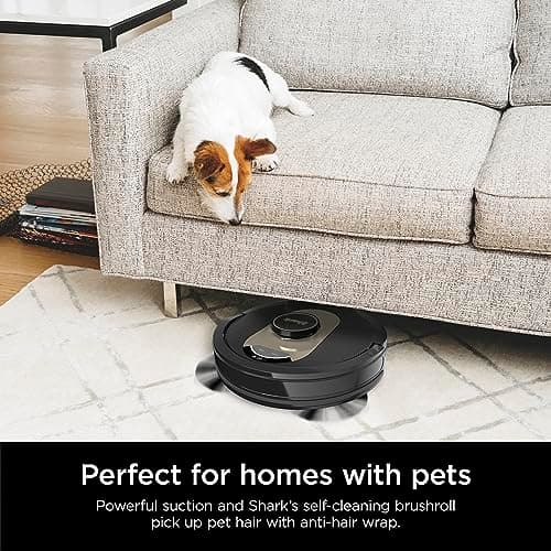Shark AV2501AE AI Robot Vacuum with XL HEPA 60-Day Self-Empty Base, LIDAR Navigation, Perfect for Pet Hair, Compatible with Alexa/Wi-Fi, Carpet & Hard Floor, Black (Renewed) 5