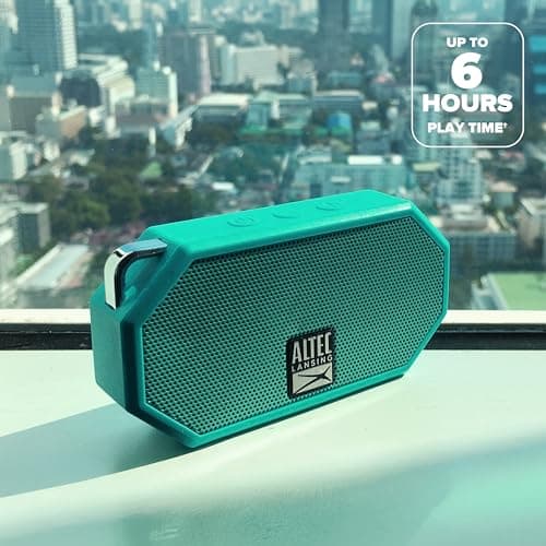 Altec Lansing Mini H2O - Waterproof Bluetooth Speaker, IP67 Certified & Floats in Water, Compact & Portable Speaker for Hiking, Camping, Pool, and Beach 8
