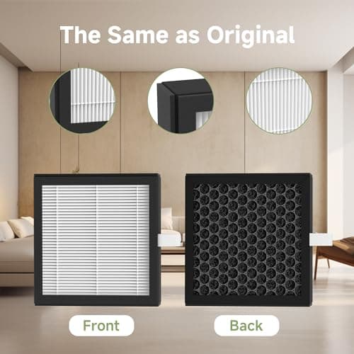 XBWW 6 Packs DH02 Replacement Filter Compatible with Tenergy Sorbi DH02 1000ml Air Dehumidifier and Air Purifi-er and Also Compatible with Afloia AQ8 Q8 / Honati DP2201 / Hysure Q7 8
