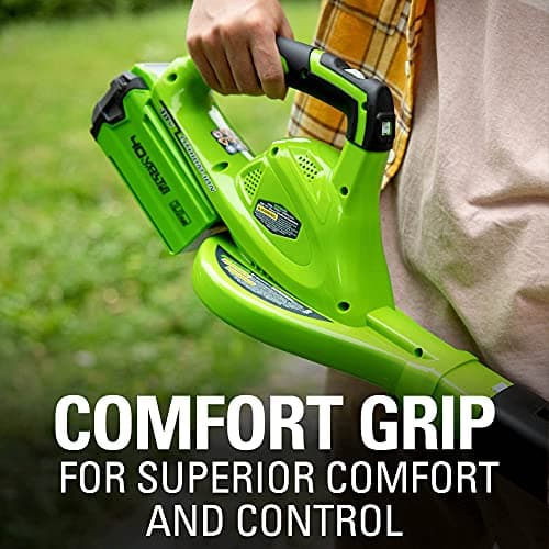 Greenworks 40V (150 MPH / 130 CFM / 75+ Compatible Tools) Cordless Leaf Blower, Tool Only 5
