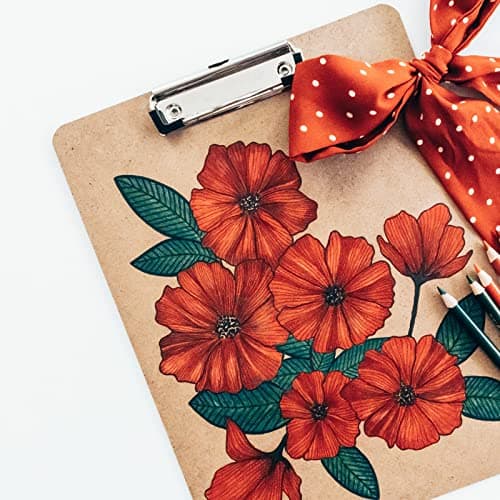 Clipboards 20 Pack - FREYBLI Heavy Duty Wood Clip Boards Bulk with Low Profile Clip, Eco-Friendly Hardboard Standard A4 Letter Size (9" x 12.5") for 8.5x11 Inch Paper, Ideal for Classroom 6