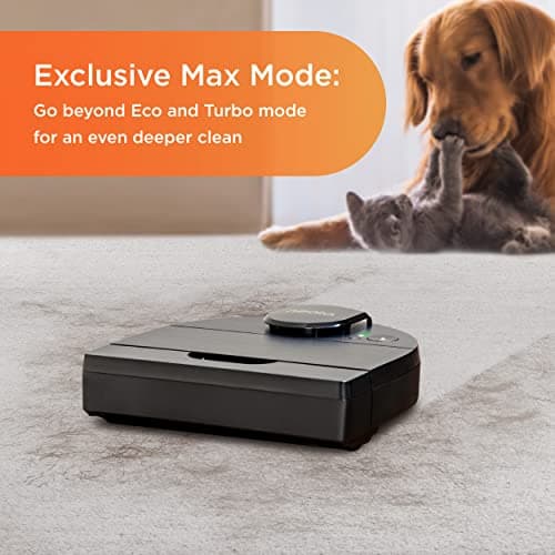 Neato D10 Intelligent Robot Vacuum Cleaner–LaserSmart Nav, Smart Mapping, Cleaning Zones, WiFi Connected, 300-min runtime, Powerful Suction, Max Clean, Edges, Corners & Pet Hair, XXL Dustbin, Alexa 8