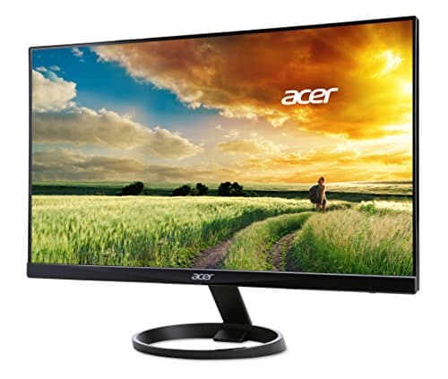 acer 23.8” Full HD 1920 x 1080 IPS Zero Frame Home Office Computer Monitor - 178° Wide View Angle - 16.7M - NTSC 72% Color Gamut - Low Blue Light - Tilt Compatible - VGA HDMI DVI R240HY bidx 3