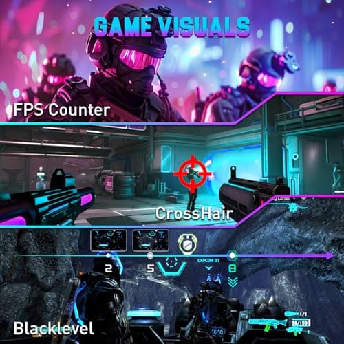 SANSUI Gaming Monitor, 24.5" 300hz 240hz FHD 1080P 1ms FPS PC Monitor Gaming, HDR, FreeSync, DisplayPort x2 HDMI x2, Fast IPS, 120% sRGB, Audio Jack, VESA Support, Desktop Compatible(ES-G25X1 PRO) 7